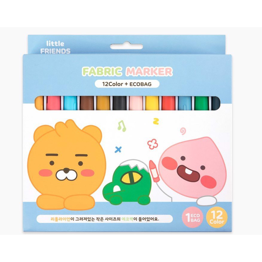 Tệp Đánh Dấu Vải 12 Màu Kakao Friend