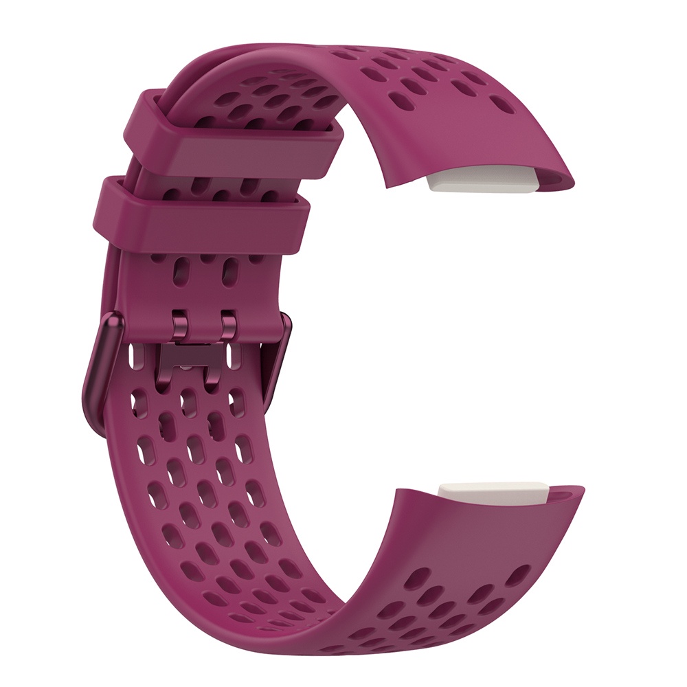 Dây Đeo Silicon Thoáng Khí Cao Cấp Cho Đồng Hồ Thông Minh fitbit charge 6 5