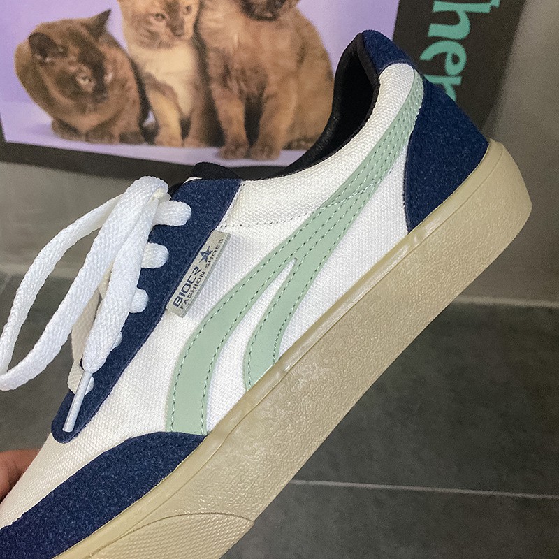 Mới Giày Thể Thao Vải Bạt Thời Trang Hàn Cho Nữ