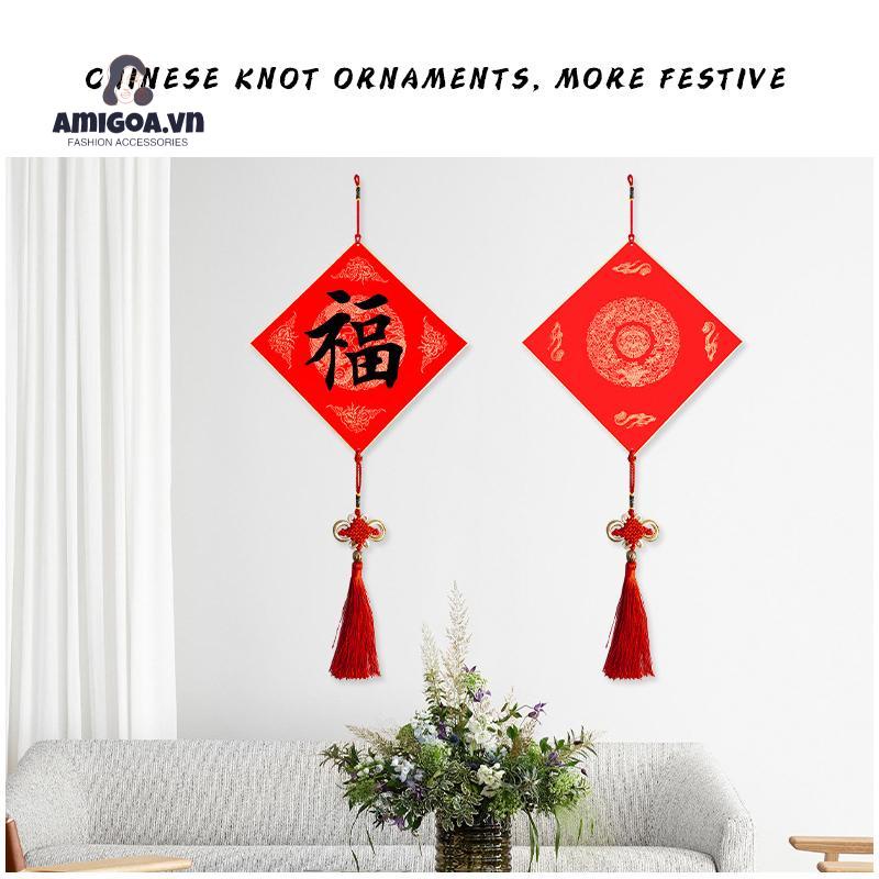 Bộ 8 Đĩa Đính Nơ Tua Rua Thắt Nút Kiểu Trung Hoa Chuyên Dùng