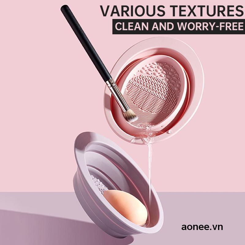 ✨✨Miếng rửa cọ trang điểm gấp gọn tiện lợi - Dụng cụ vệ sinh cọ mã