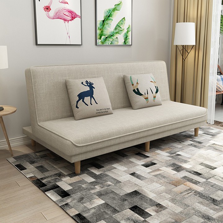 Xả Sofa giường đa năng thông minh 1m5x95 kèm 2 gối