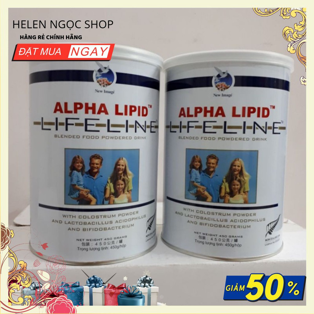 SỮA NON ALPHA LIPID LIFELINE 450G CỦA NEW ZEALAND NHẬP KHẨU CHÍNH HÃNG, ĐÚNG GIÁ CÔNG TY