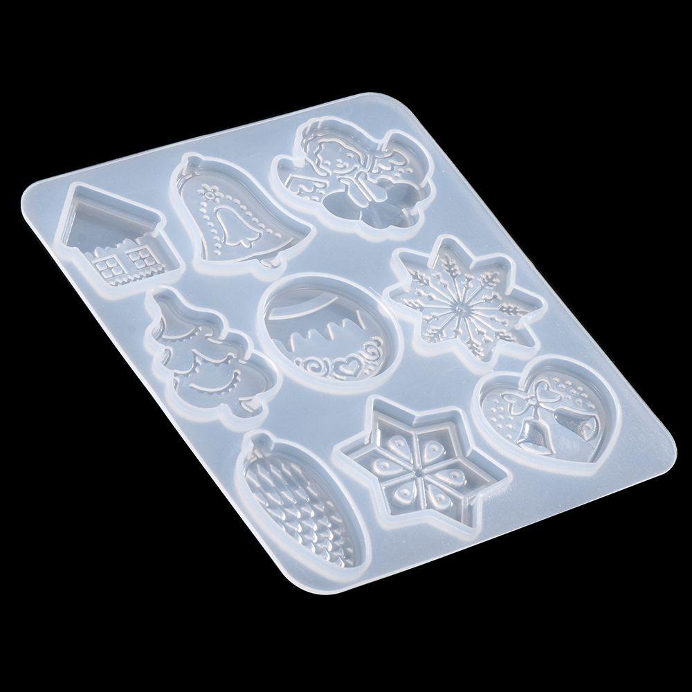 Khuôn Làm Trang Sức Bằng Nhựa Resin Hình Cây Thông Giáng Sinh