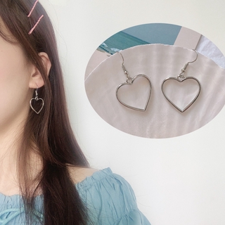 Khuyên Tai Thiết Kế Hình Trái Tim Thời Trang Đơn Giản Cho Nữ