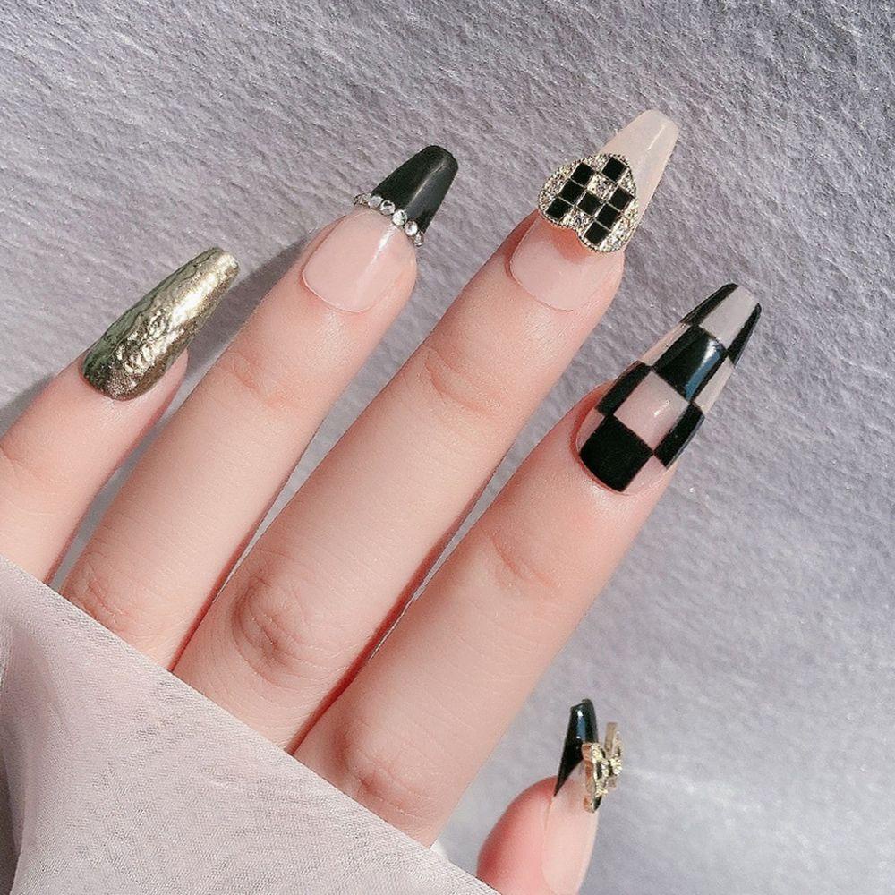 Phụ Kiện Trang Trí Móng Tay Hình Bản Đồ Đại Dương|Phụ Kiện Trang Trí Móng Tay Họa Tiết Da Báo Thắt Nơ Phong Cách Nhật Bản Thời Trang DIY