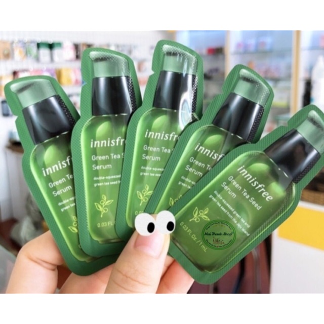 [Giá Sập Sàn] Sample Serum Trà Xanh Innisfree Green Tea Seed Serum 1ml - maithanh104