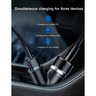 Cốc sạc baseus trên xe hơi