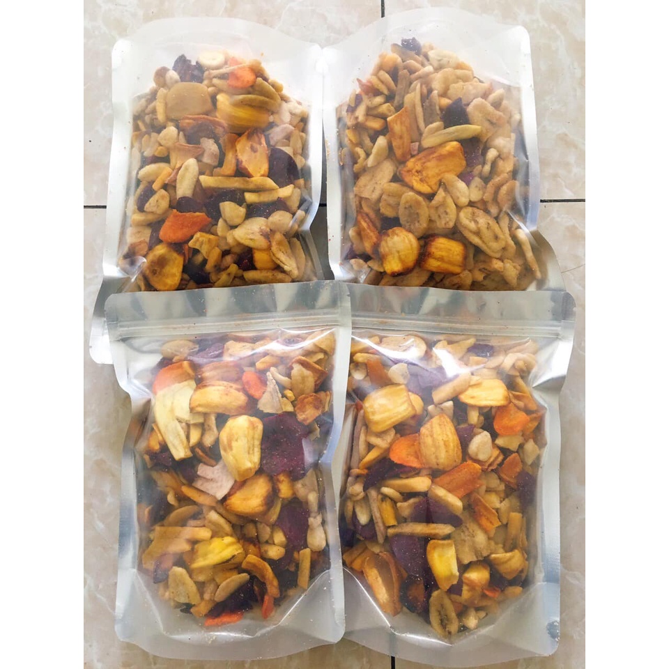 Trái cây sấy hàng vỡ 500gr Hoa quả sấy giòn