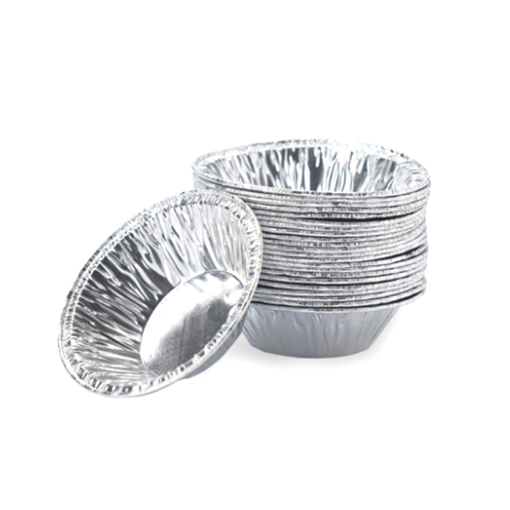 Set 100 Cốc Giấy Nhôm Làm Bánh Trứng Dùng Một Lần Tiện Dụng