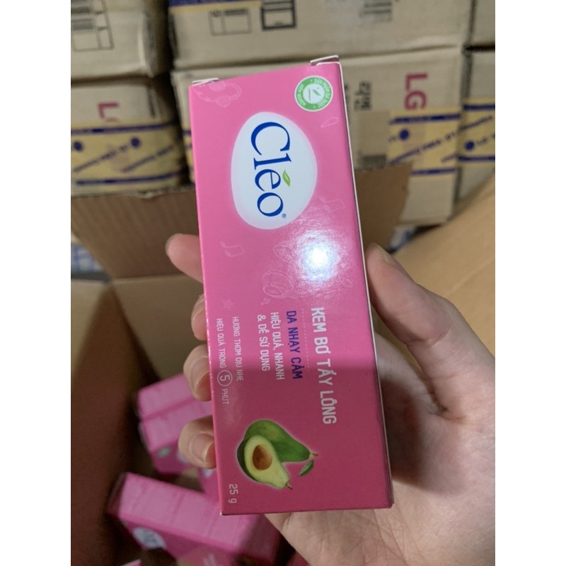 Kem tẩy lông-kem triệt lông dành cho da nhạy cảm Cleo Avocado Hair Removal Cream Sensitive Skin | BigBuy360 - bigbuy360.vn
