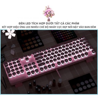 Bàn phím cơ blue switch cao cấp t900 led 10 chế độ khác nhau, phím cơ gaming cho máy tính, laptop, pc