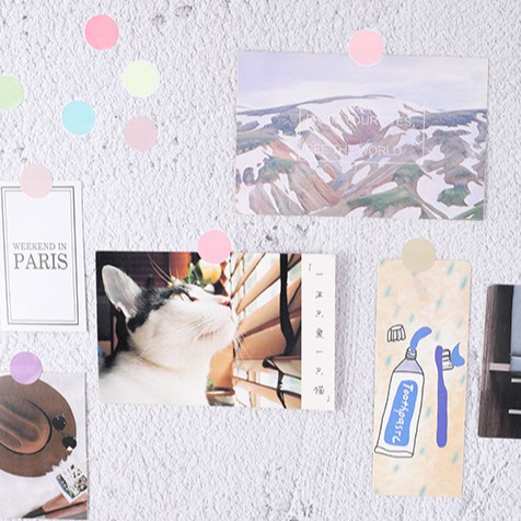 &lt;Video Review&gt; Cuộn Miếng Dán Sticker Washi Họa Tiết Hình Chấm Tròn Trang Trí Bullet Journal Nhật Ký DIY Sổ Vở D188