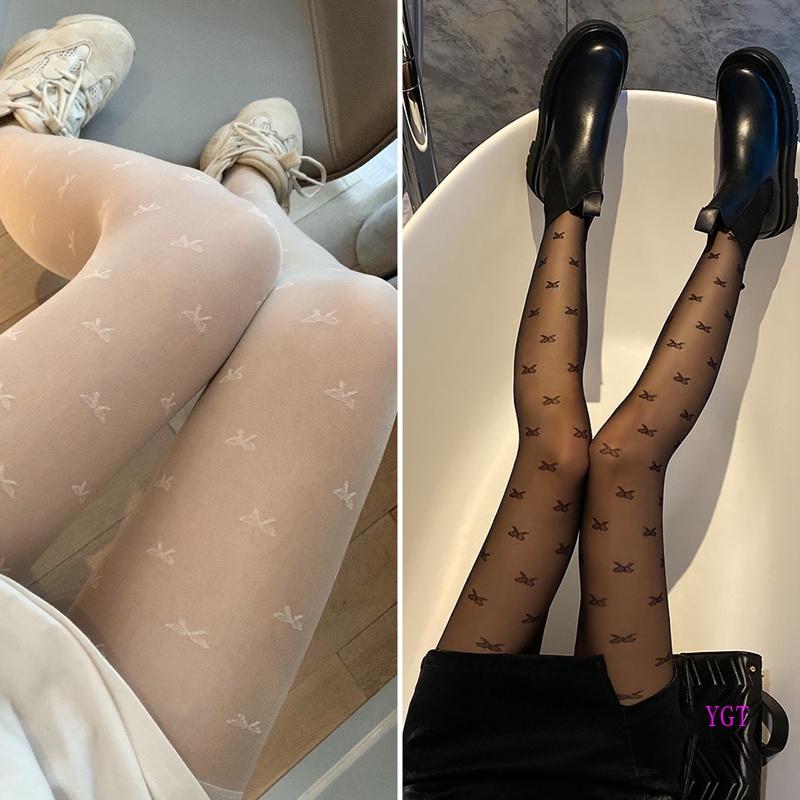 Quần Tất Đính Nơ Phong Cách Lolita Quyến Rũ