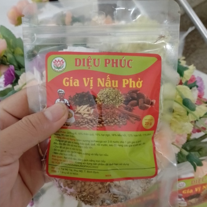 Combo 3 gói gia vị nấu phở, dùng nấu phở bò, phở gà và bún bò