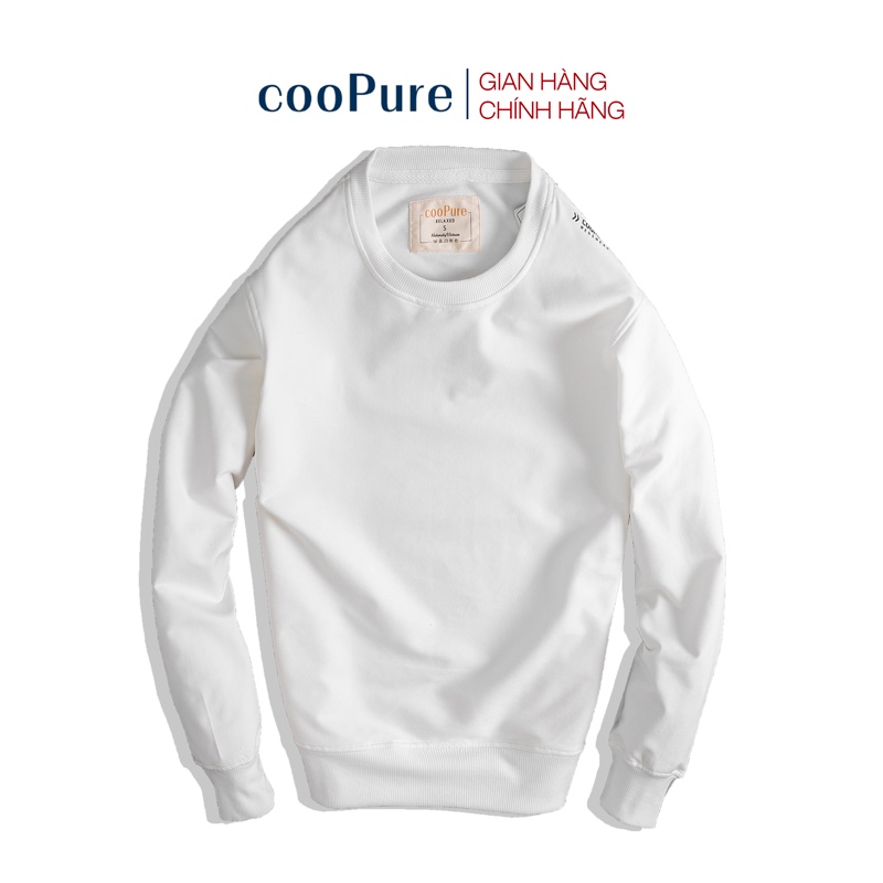 Áo Nỉ Trơn cooPure Active, áo khoác nỉ 100% cotton in hoạ tiết tinh tế NO.3108 thumbnail