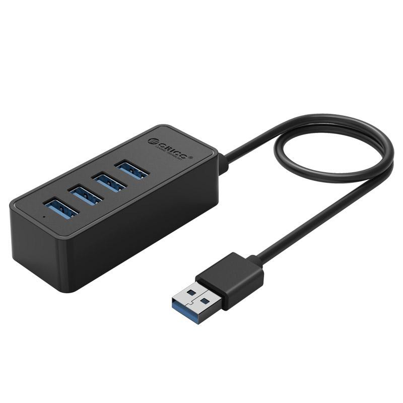 Bộ Chia USB 4 Cổng Orico Chuẩn USB 3.0 - HUB USB 4 Port - Hàng Chính Hãng