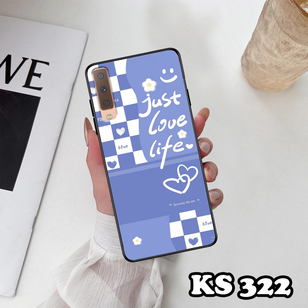 Ốp lưng Samsung A7 2018 - Samsung A9 2018 - Ốp in hình họa tiết caro - Chất liệu TPU siêu bền, sang trọng