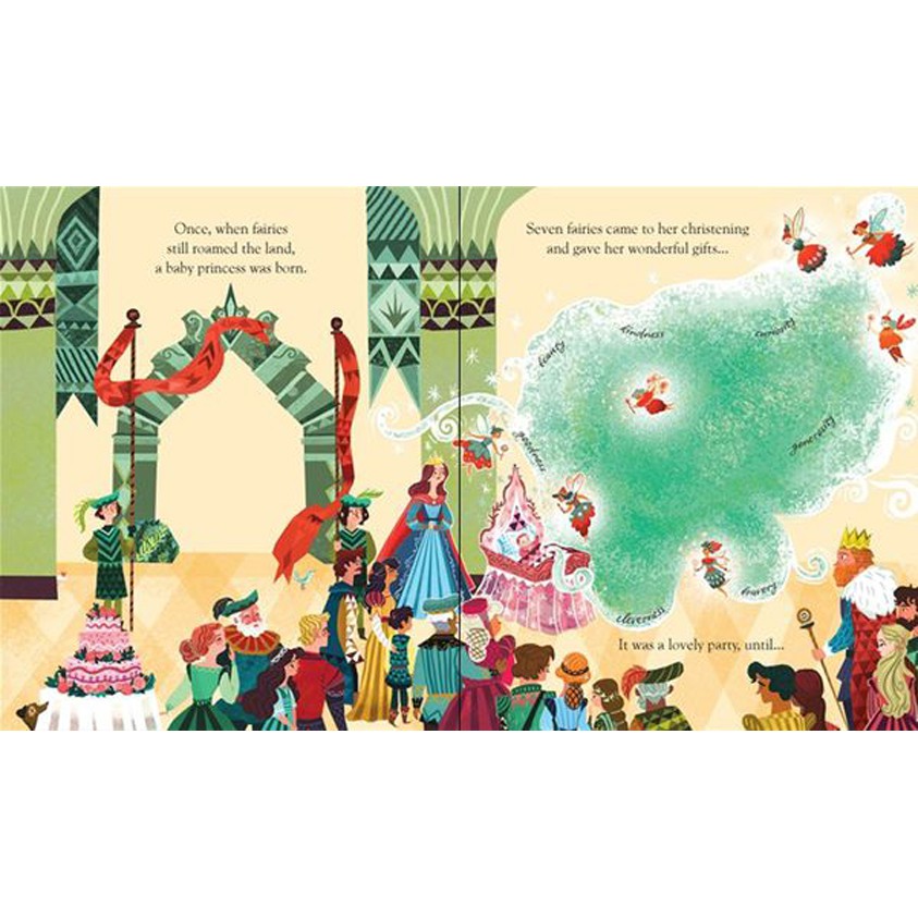 Sách - Anh: Peep Inside Sleeping Beauty