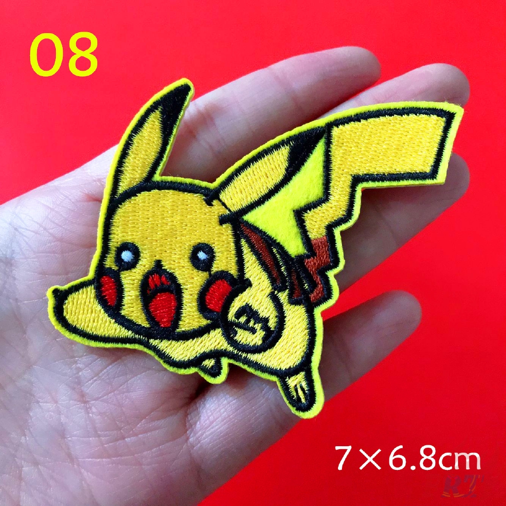 Miếng Vá Ủi Hình Pokemon Go Pikachu Dễ Thương