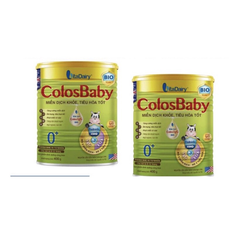 Combo 2Lon Sữa ColosBaby Bio gold 0+ 800g