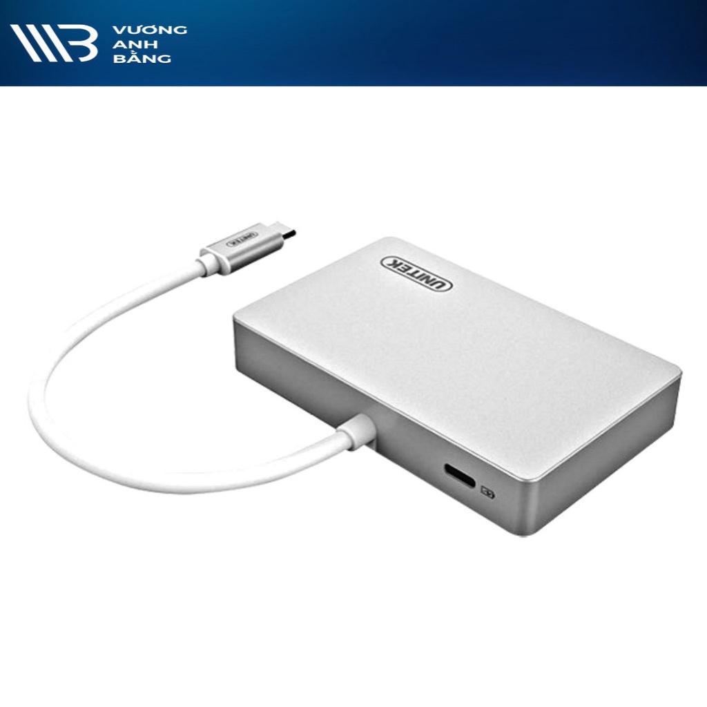 Hub USB 3.0 3 port UNITEK Y-3190 (Cổng Type-C)- Hàng Chính Hãng