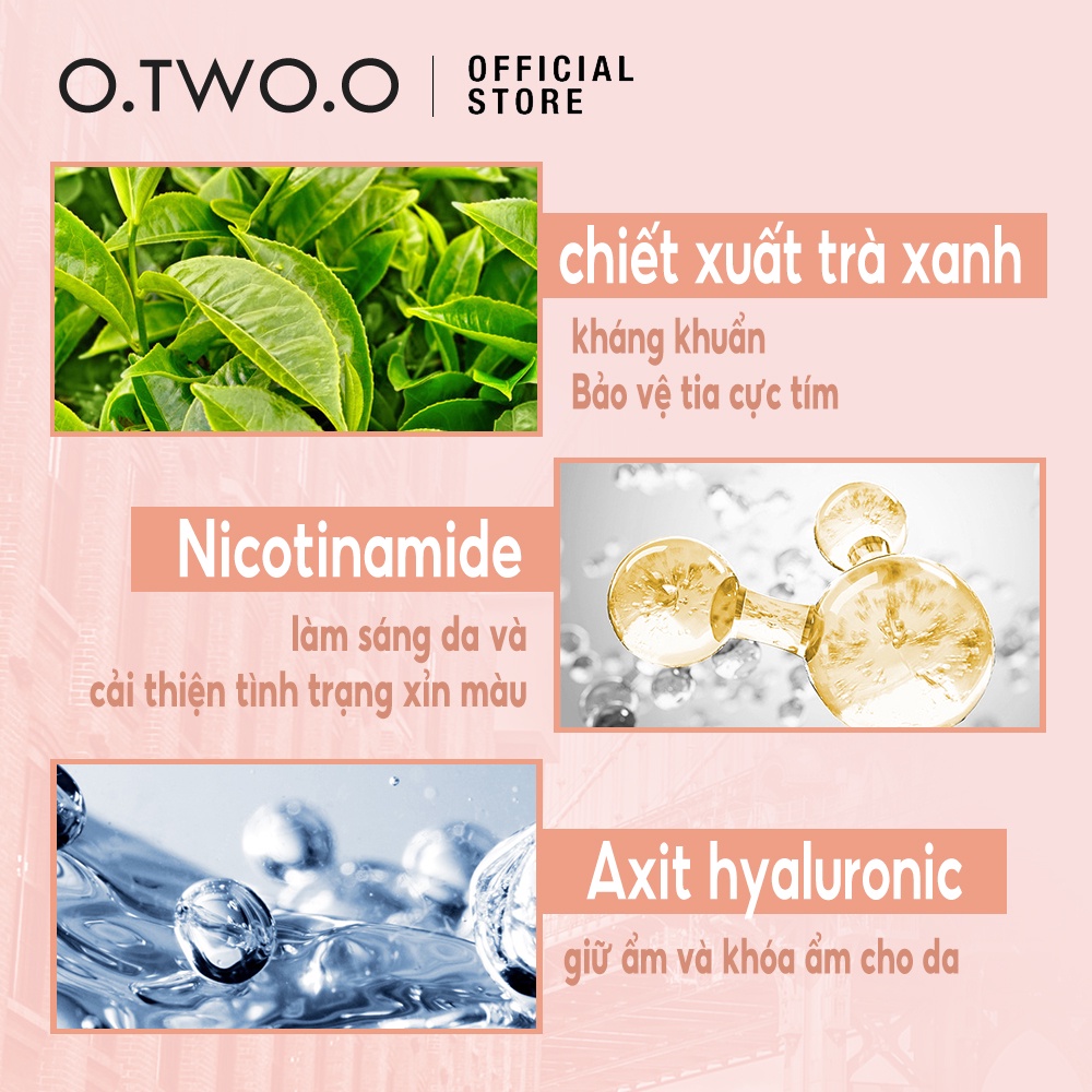 Kem Lót Trang Điểm O.TWO.O Kiểm Soát Dầu Che Lỗ Chân Lông Làm Mịn Da 20ml