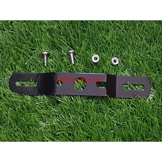 Bộ bảng tên titan XE ÔM ( Bảng tên titan kèm pát sắt + ốc)