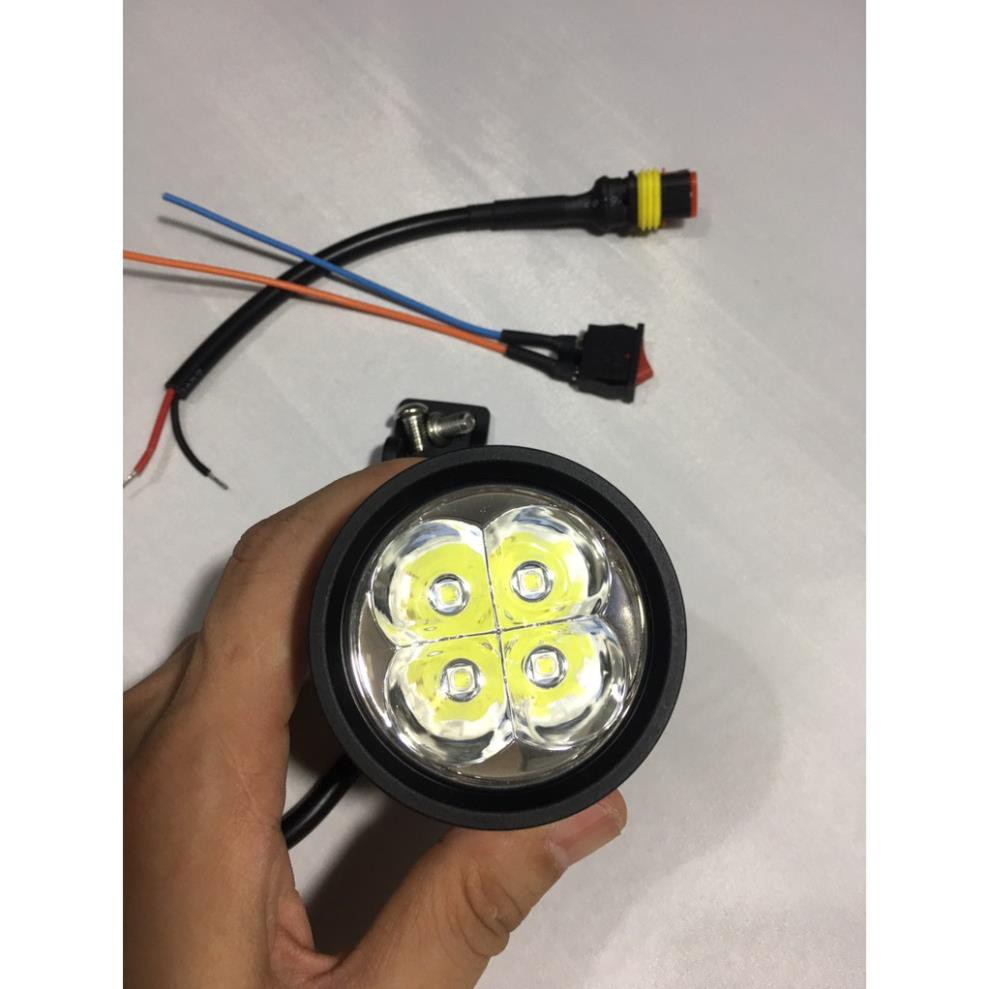 đèn trợ sáng l4x siêu sáng tặng công tắc