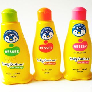 SỮA TẮM GỘI EM BÉ WESSER