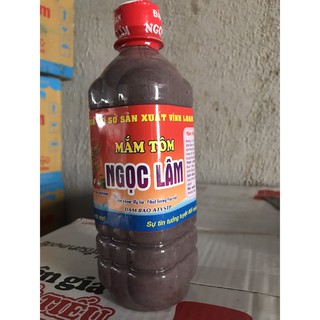 Mắm tôm Bắc Ngọc Lâm chai 500g