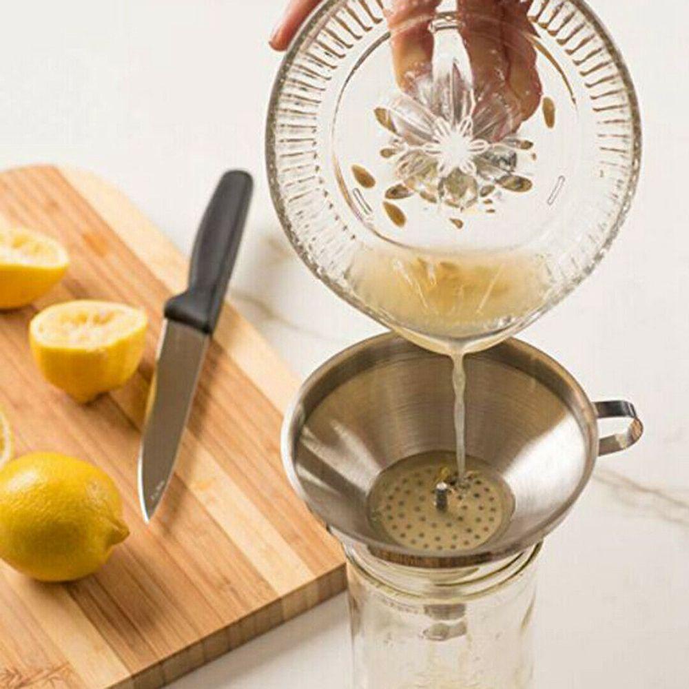 YIYU Phễu Lọc Dầu Bằng Kim Loại Tiện Dụng Cho Nhà Bếp