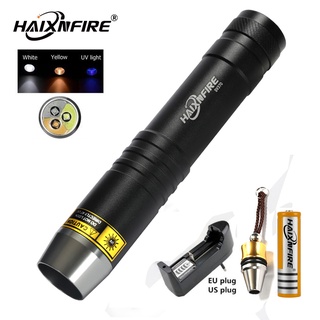  Đèn Pin HaixnFire SV370 UV 365nm UV 3 Led Chuyên Dụng Cho Trang Sức 