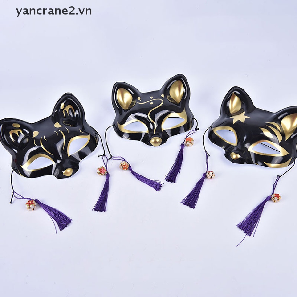 Mặt nạ che nửa mặt hóa trang thành nhân vật hoạt hình cho lễ hội Halloween phong cách Nhật Bản