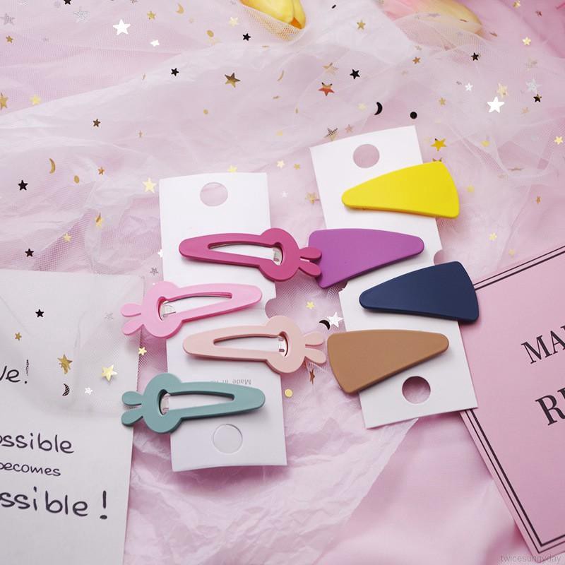 Set 4 kẹp tóc xinh xắn đáng yêu cho bé gái dễ thương