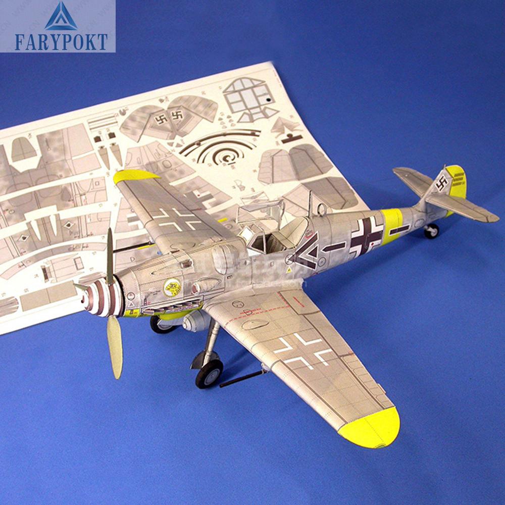 Mô Hình Máy Bay Quân Sự Messi Bf-109 G6 / G14 Tỉ Lệ 1: 32 Chất Lượng Cao