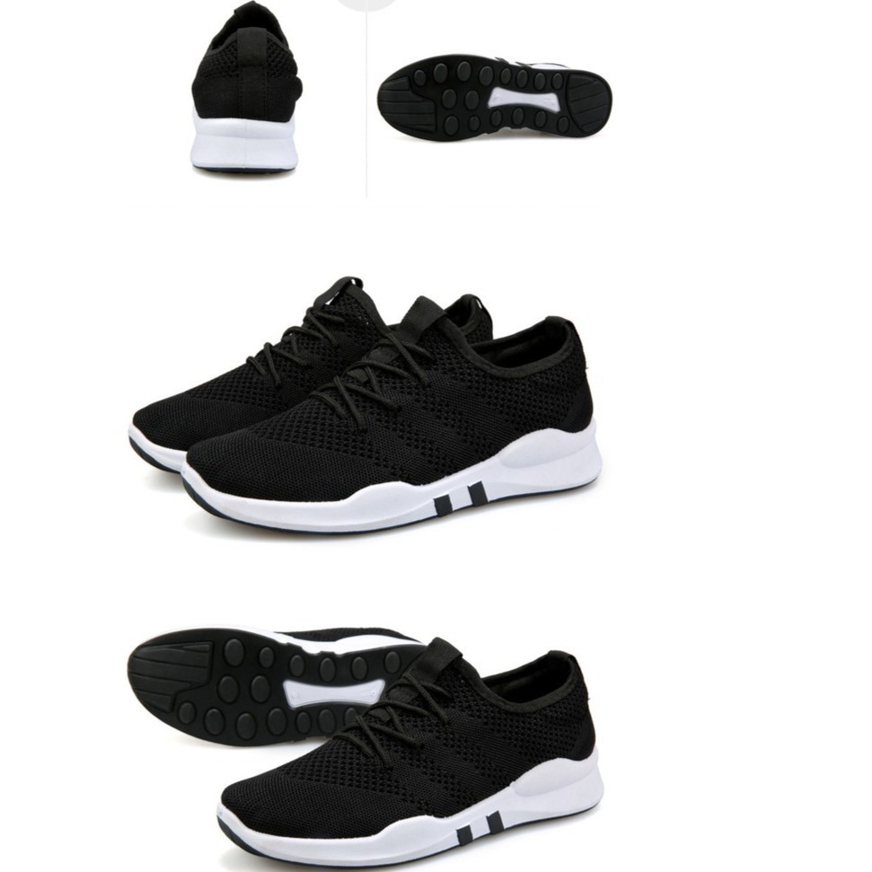 Giày Thể Thao Nam Sneakers Cao Cấp- G28- Đen