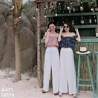 Quần đũi dài ống rộng