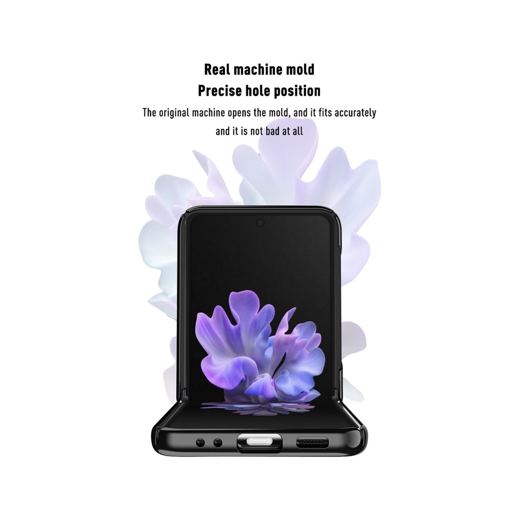 Ốp điện thoại mặt gương cứng thời trang bảo vệ toàn diện chống sốc cho Samsung Galaxy Z Flip 3 Flip3 5G