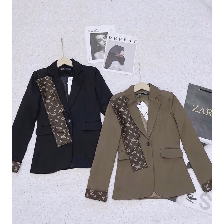 ⚡️BÁN SỈ⚡️Áo vest 2 màu đen và nâu tặng kèm khăn lụa