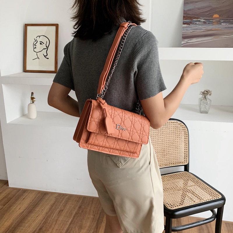 Túi Xách Nữ Đẹp Dây Xích Giá Rẻ Thời Trang Hộp Vuông Hàn Quốc Túi Da Đeo Chéo