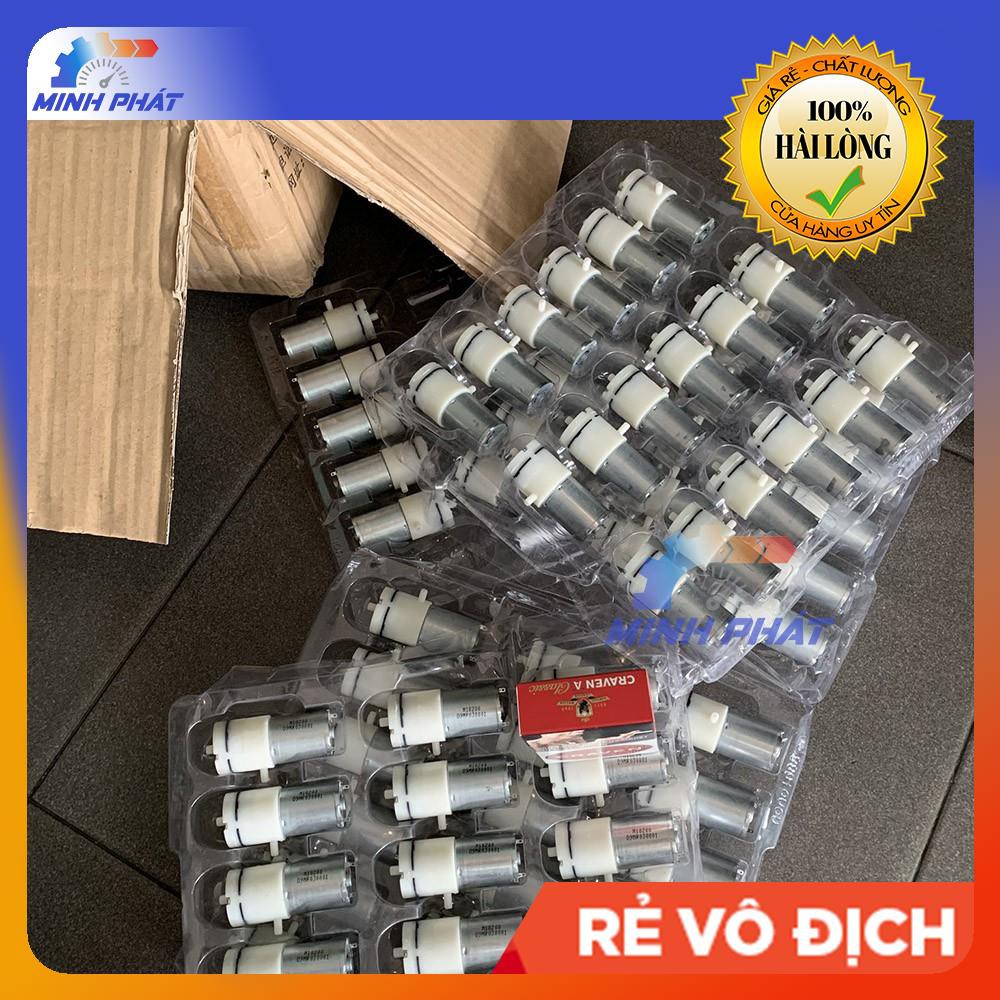 Máy bơm nước mini 370 bơm hồ cá bể cá bơm oxi hút chân không đa năng 3-6V