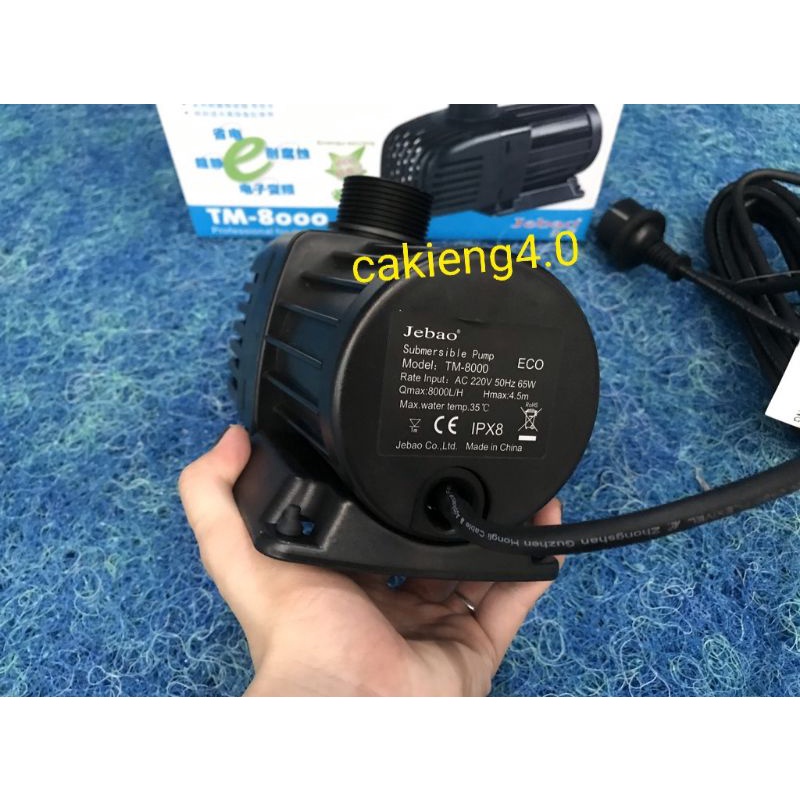 Máy bơm siêu tiết kiệm điện JEBAO TM-3500, TM-5000, TM-6500, TM-8000, TM-10000 cho hồ Koi