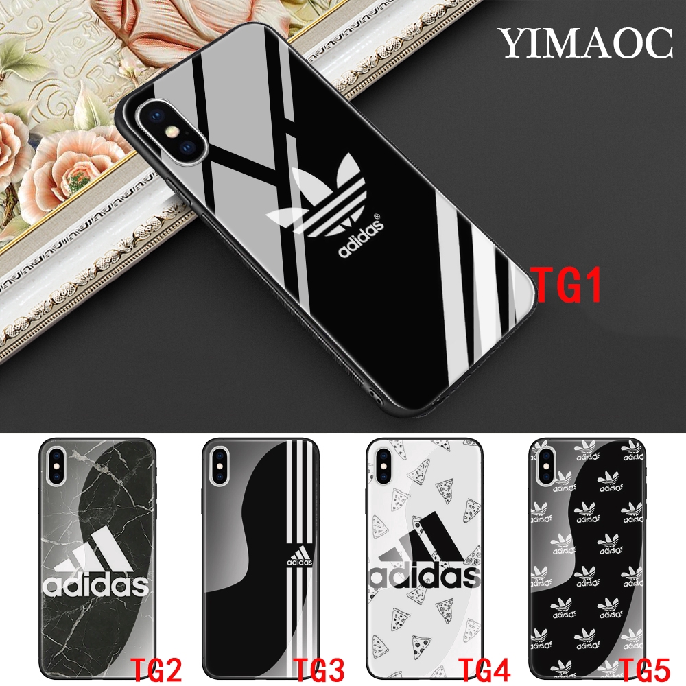 Ốp lưng nhãn hiệu Adidas nhiều mẫu mã cho điện thoại iPhone XS Max XR X 11 Pro 7 8 6 6S Plus