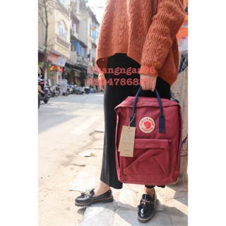 Balo Kanken mận quai tím than