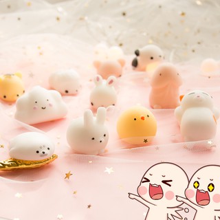Đồ chơi squishy mochi hình thú mềm dẻo siêu đáng yêu xả stress