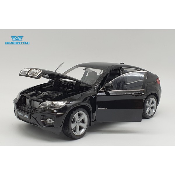 Xe Mô Hình Bmw X6 1:24 Welly (Đen)