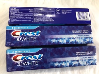 Kem Đánh Răng Crest 3D White Fluoride Anticavity Toothpaste (181g)