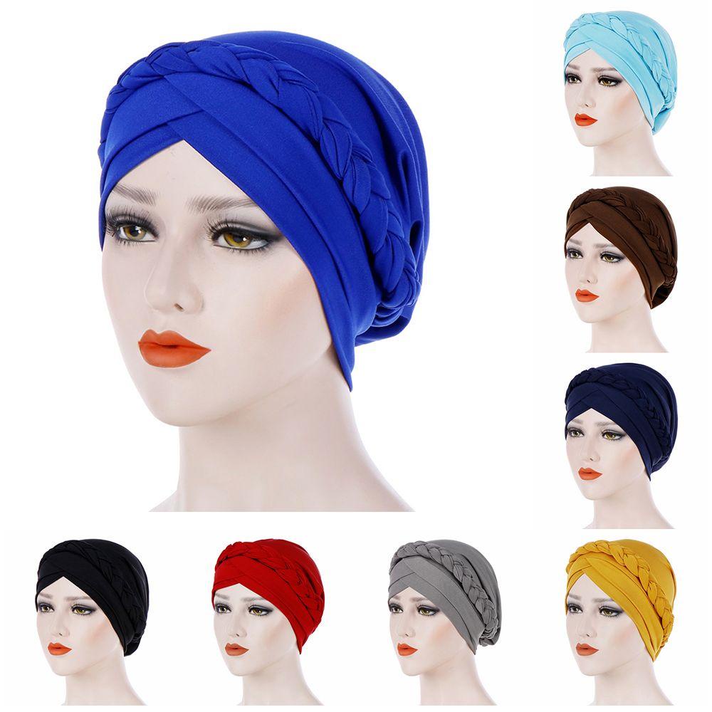 Khăn Turban Trùm Đầu Co Giãn Màu Sắc Cầu Nguyện Cho Phụ Nữ Hồi Giáo