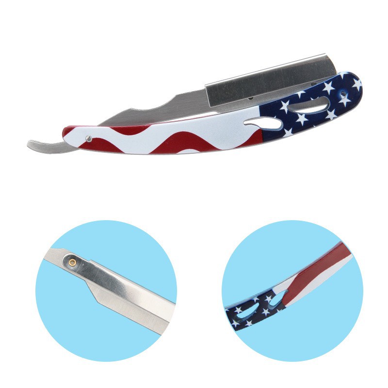 Cán Dao Cạo Barber Inox Độc